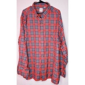 Step up your style game with this Men's Rowm 3XB Plaid Button-Down Shirt
